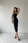 Zeller Black Leather Dress