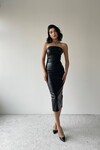 Zeller Black Leather Dress