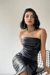 Zeller Black Leather Dress