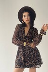 Doria Leopard Dress