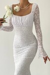 Porter White Lace Dress