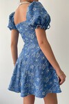 Clove Dress with Elastic Sleeves