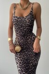 Denisa Leopard Dress