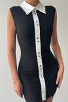 Karina Collar Detail Dress