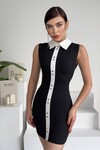 Karina Collar Detail Dress