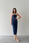 Mania Jean Strapless Dress