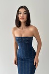 Mania Jean Strapless Dress