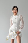 Messana Button Detailed Dress