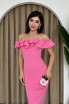 Popi Madonna Collar Pencil Dress