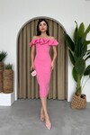 Popi Madonna Collar Pencil Dress