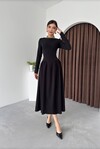 Arnas Oval Gathered Dress