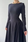 Arnas Oval Gathered Dress