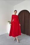 Arnas Oval Gathered Dress