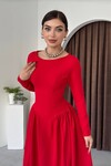 Arnas Oval Gathered Dress