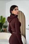 Capped Hooded Dress