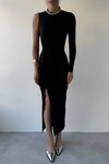 Carpisa One Sleeve Slit Dress