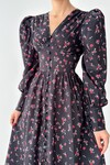 Cery Floral Long Dress