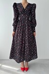 Cery Floral Long Dress