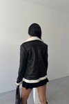 Cozy Fleece Leather Jacket