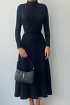 Dina Turtleneck Midi Dress