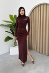 Dorra Slit Long Sleeve Dress