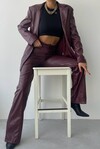 Gloria Leather Suit with Jacket