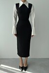 Catania Long Collar Dress