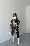 Furry Long Leather Coat