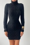 Livorna Turtleneck Mini Dress