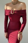 Maca Strapless Dress