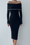 Mia Madonna Collar Knitwear Dress