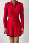 Nievre Skirt Knitwear Set