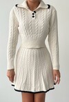 Nievre Skirt Knitwear Set