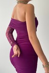 Polack One Shoulder Tulle Dress