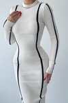 Ribbon Knitwear Dress