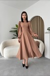 Sali Balloon Sleeve Dress