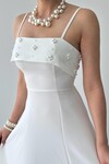 Acco Stone Detailed Dress