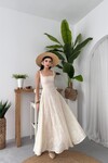 Cuper Flower Detailed Dress