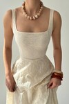 Cuper Flower Detailed Dress
