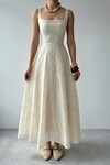 Cuper Flower Detailed Dress