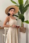 Cuper Flower Detailed Dress
