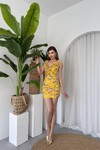 Lenisa Frilly Mini Dress