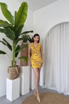 Lenisa Frilly Mini Dress