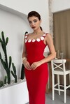 Ming Flower Detailed Dress
