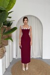 Ming Flower Detailed Dress