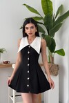 Ness Düğmeli Elbise
