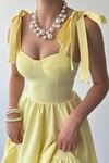VERO SHOULDER TIE DRESS