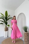 Wera Stoned Bow Detailed Dress