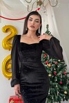 Meda Balon Kol Elbise