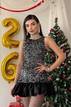 Nuvıa Pul Payet Elbise
